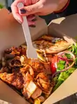 Chicken Gyros Box at Greek Gyros Spot